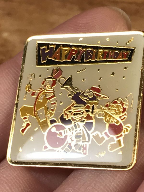 McDonald's “Happy Birthday” Enamel Metal Pins マクドナルド
