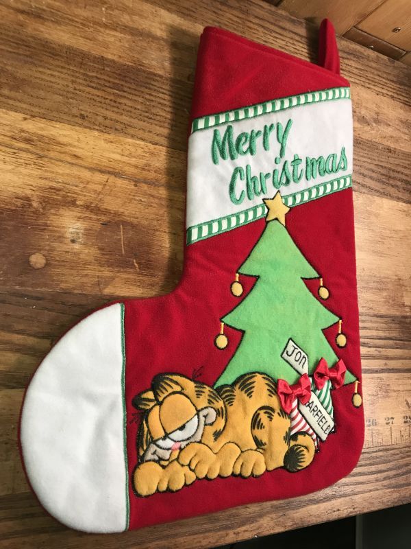 Dakin Garfield “Merry Christmas” Christmas Stocking ガーフィールド