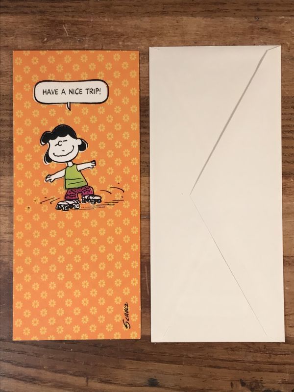 Hallmark Peanuts Lucy “Have A Nice Trip!” Greeting Card ルーシー