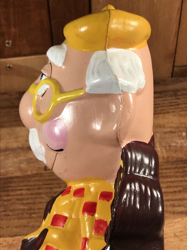 Grandpa Plastic Coin Bank おじいちゃん ビンテージ コインバンク