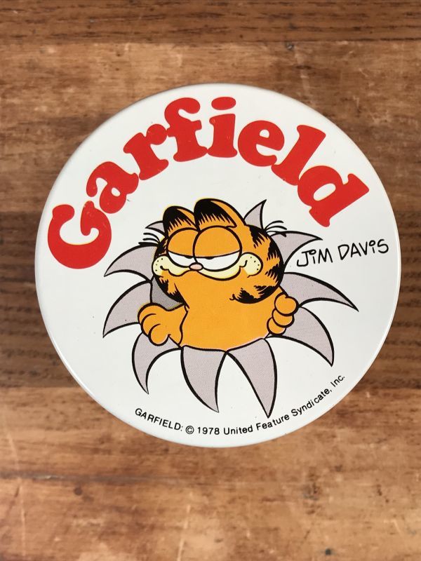 Cheinco Garfield Tin Can ガーフィールド ビンテージ 缶 MADE IN USA