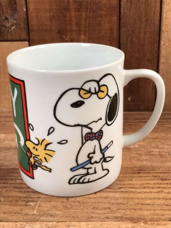 Peanuts Snoopy “Study” Ceramic Mug スヌーピー ビンテージ