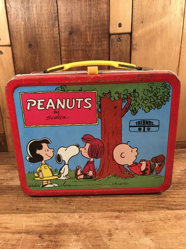Thermos Peanuts Snoopy Metal Lunch Box スヌーピー ビンテージ