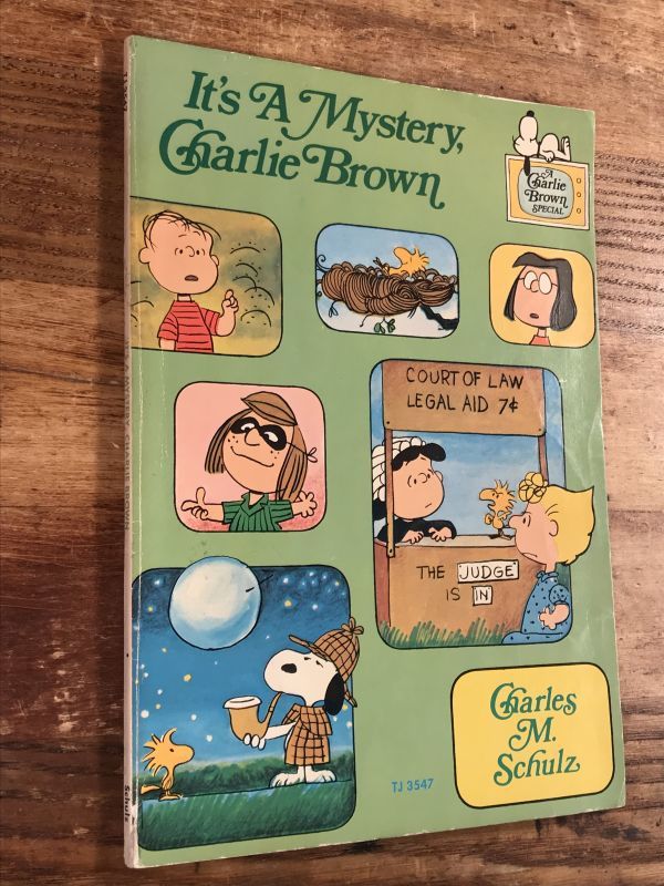 Peanuts Snoopy “It's A Mystery, Charlie Brown” Picture Book