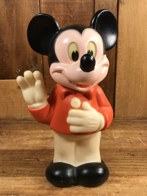 Disney Mickey Mouse Squeeze Figure ミッキーマウス ビンテージ