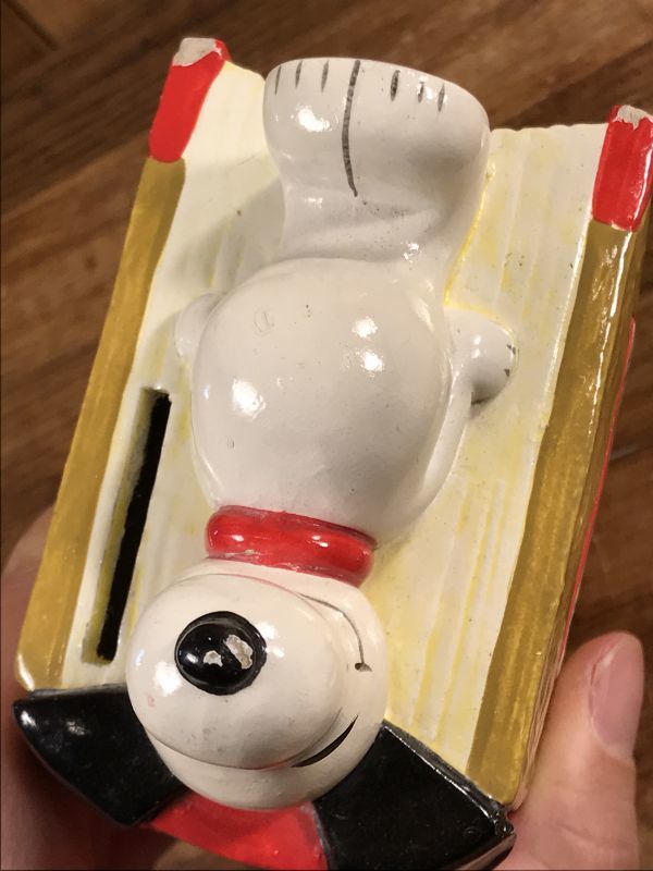 PEANUTS イタリーバンクスヌーピー ラージ陶器コインバンク