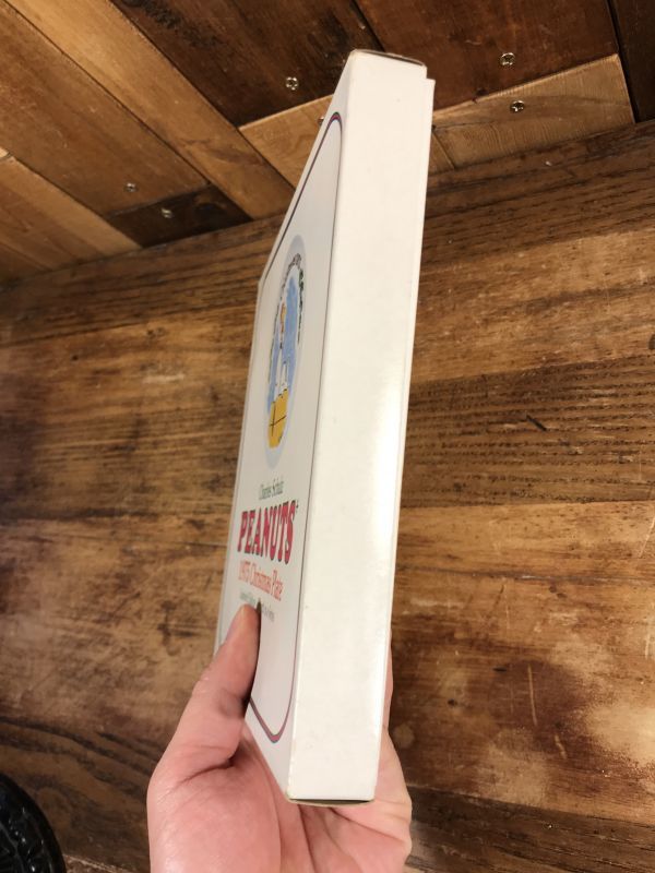 Schmid Peanuts Snoopy 1975 Christmas Plate スヌーピー ビンテージ