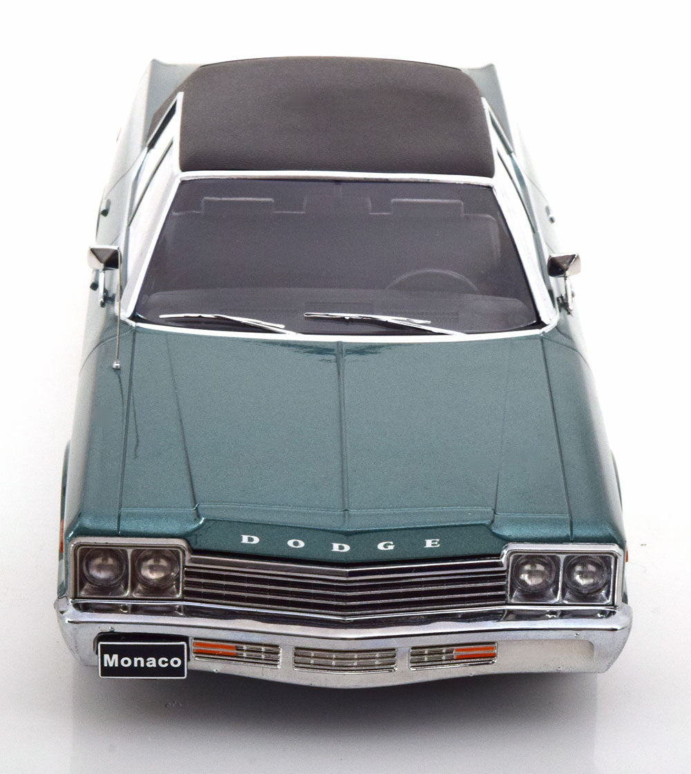 KK Scale 1974 Dodge Monaco Green Blue Metallic 1:18 – STM Diecast