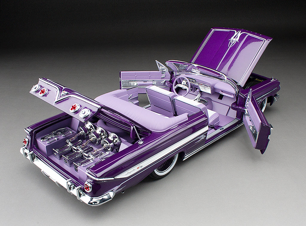 Sun-Star 1961 Chevy Impala Open Convertible Lowrider w Movable