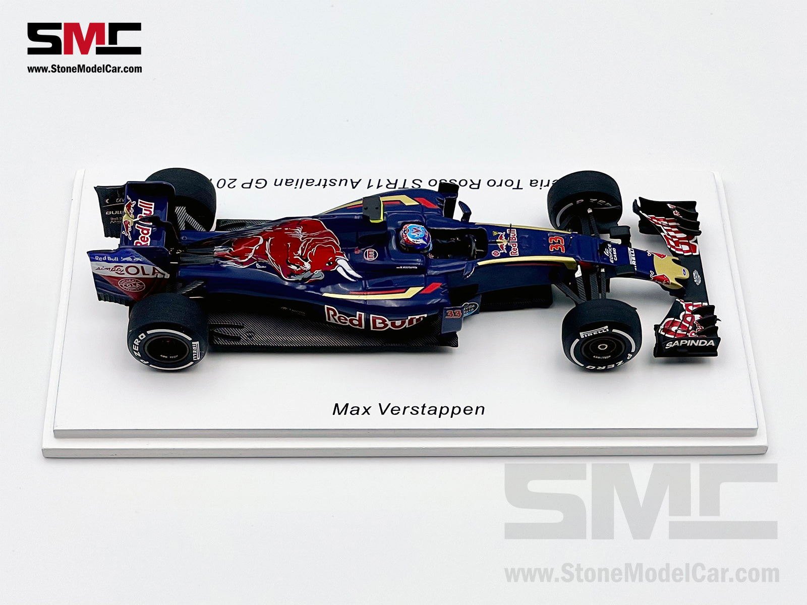 1:43 Spark Toro Rosso F1 STR11 #33 Max Verstappen Austrlia GP 10th