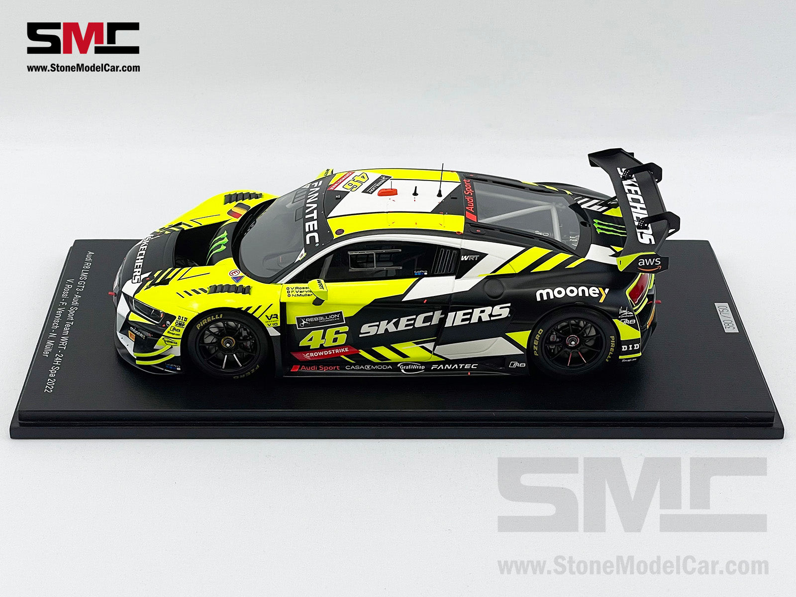 Audi Team WRT R8 LMS GT3 #46 Valentino Rossi 24h Spa 2022 1:18
