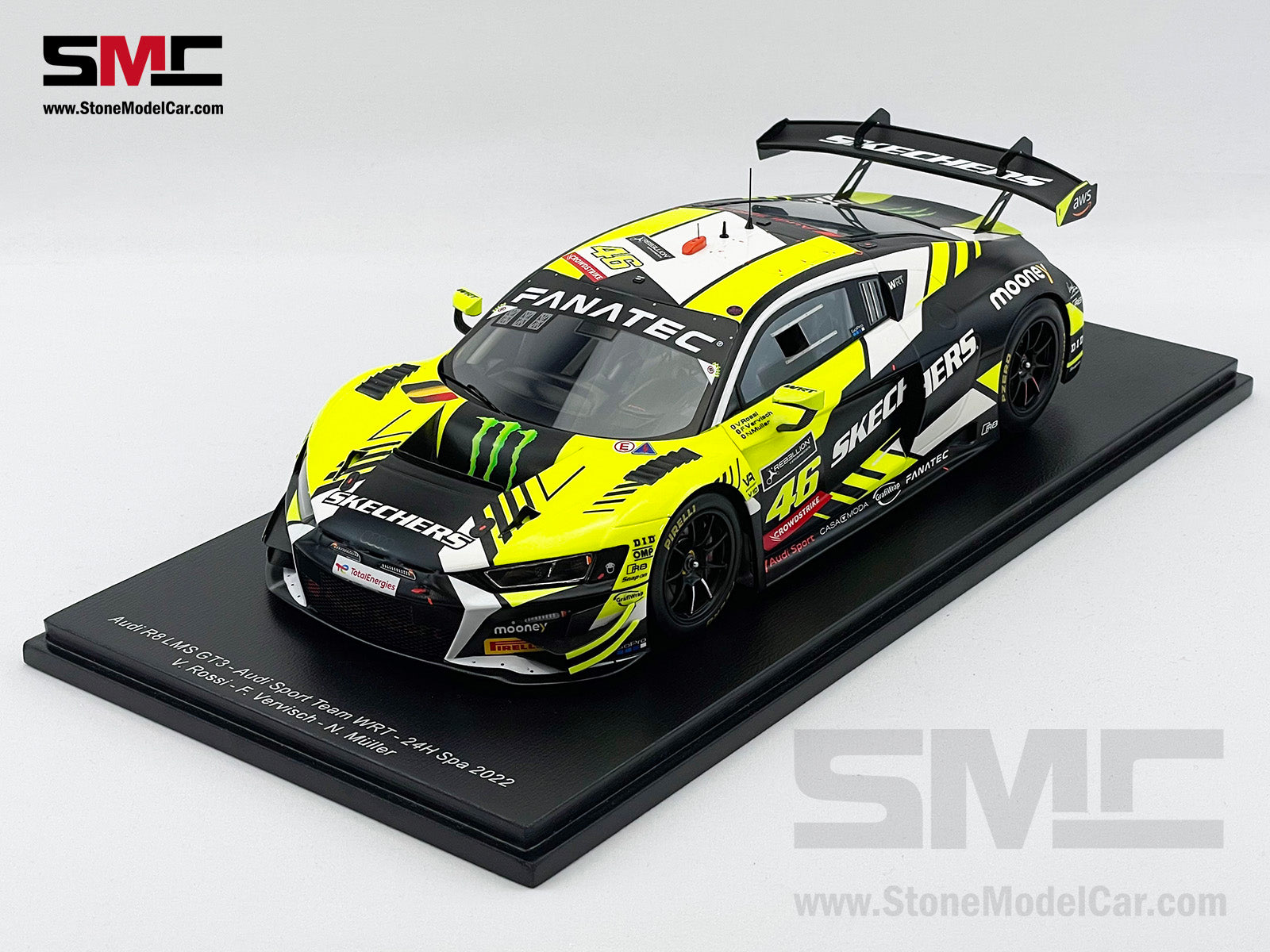 Audi Team WRT R8 LMS GT3 #46 Valentino Rossi 24h Spa 2022 1:18