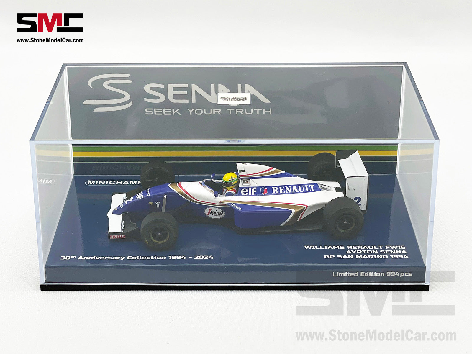Williams Renault F1 FW16 #2 Ayrton Senna San Marino GP 1994 1:43