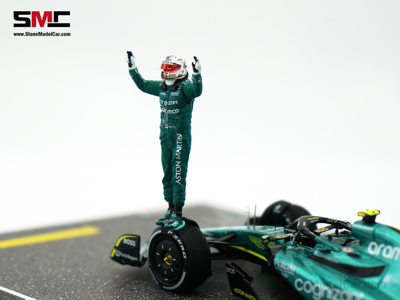 Aston Martin F1 AMR22 #5 Sebastian Vettel Abu Dhabi GP Last Race