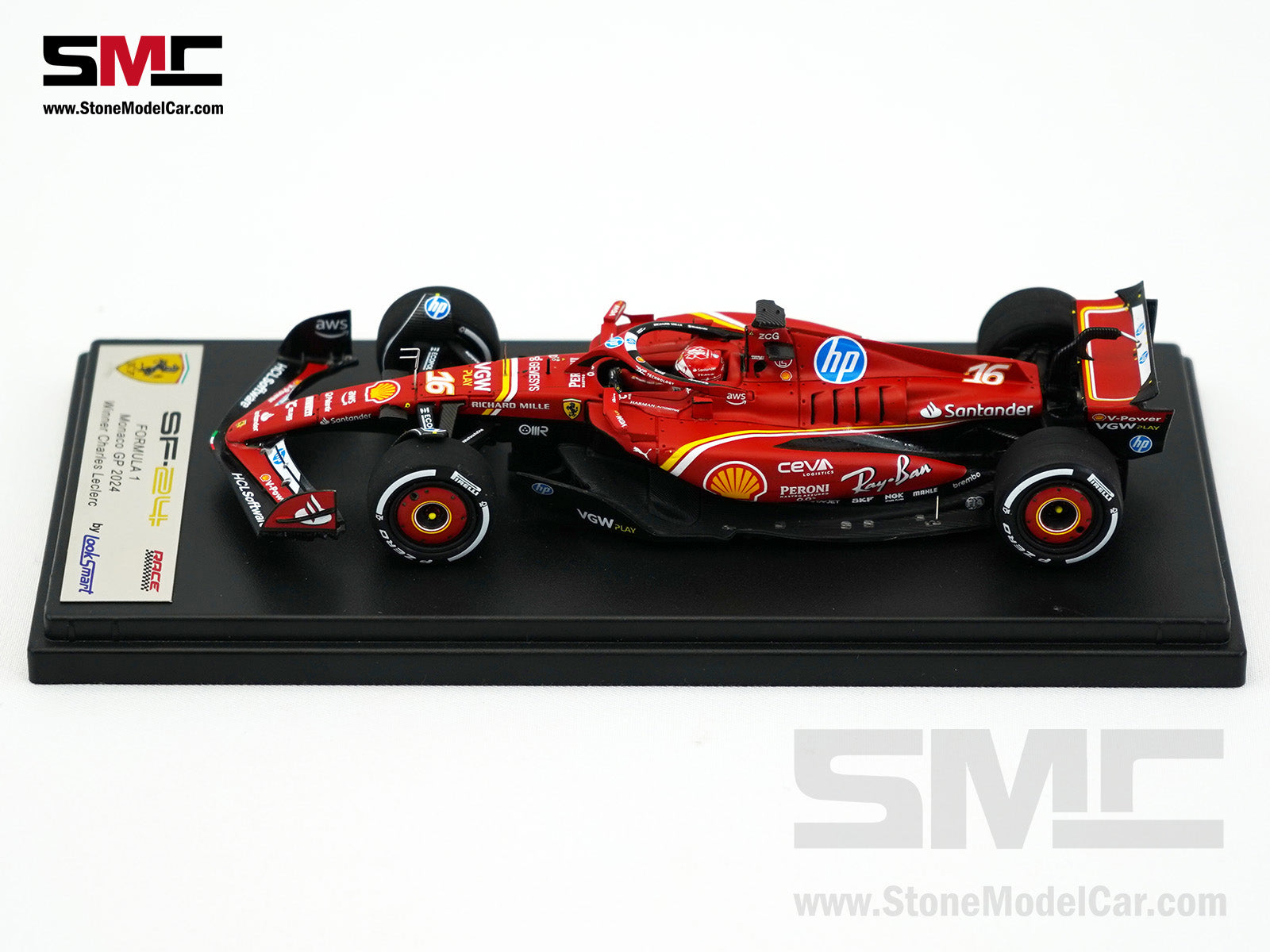 Ferrari F1 SF-24 #16 Charles Leclerc Winner Monaco GP 2024