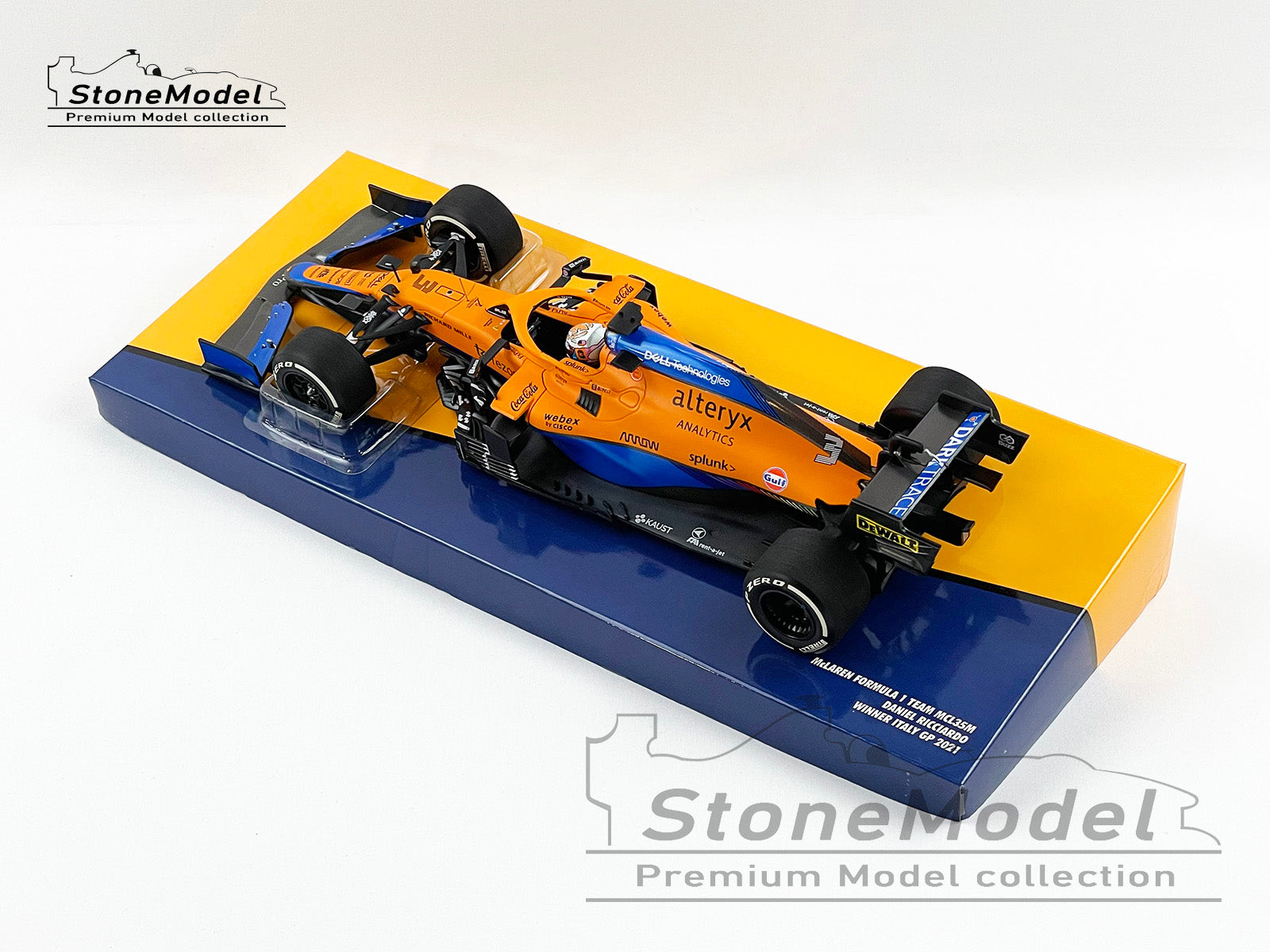 2021 Mclaren F1 MCL35M Daniel Ricciardo Italy GP Winner 1:18