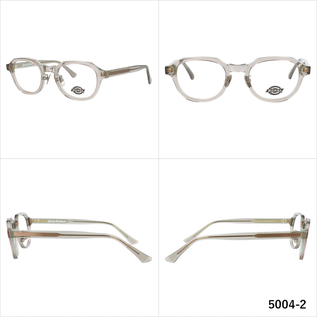 ディッキーズ メガネフレーム 伊達メガネ 調整可能ノーズパッド