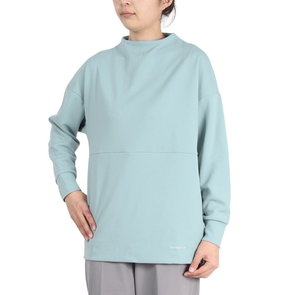 ダンスキン（DANSKIN）（レディース）グリーンウェイモックネック