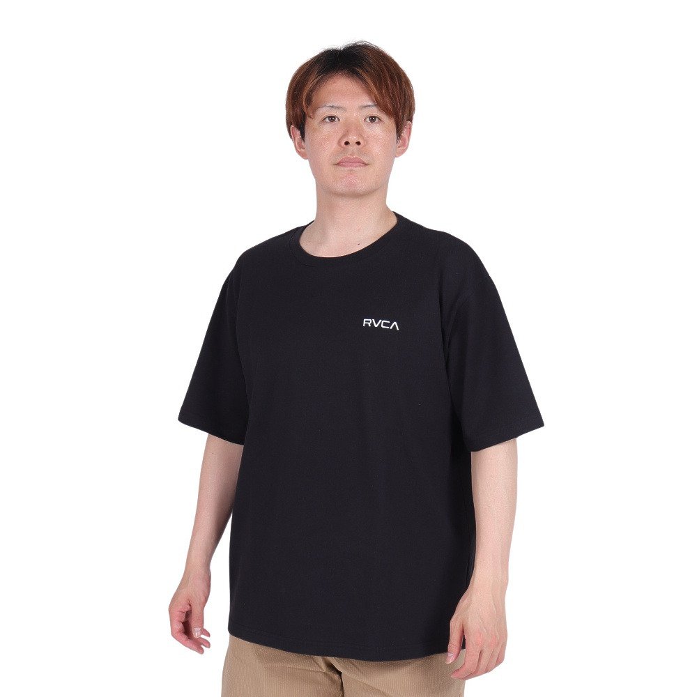 ルーカ（RVCA）（メンズ）tシャツ 半袖 ブラック 黒 THRASHED BOX 半袖