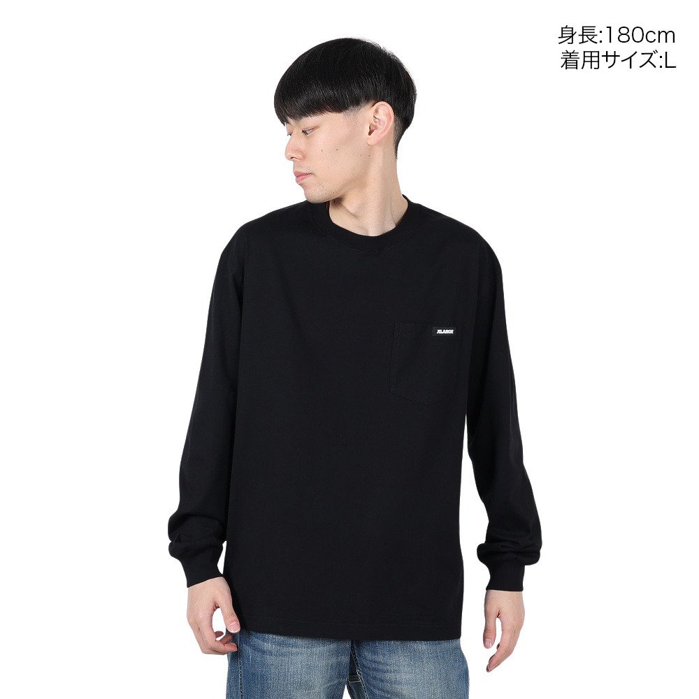 エクストララージ（XLARGE）（メンズ）STANDARD ロゴ TAG 長袖ポケット