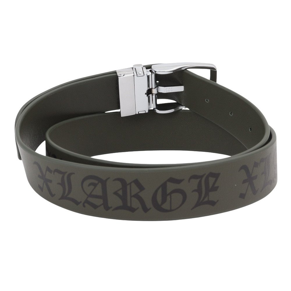 エクストララージ（XLARGE）（メンズ）LEATHER ベルト 101242054008-OLIVE