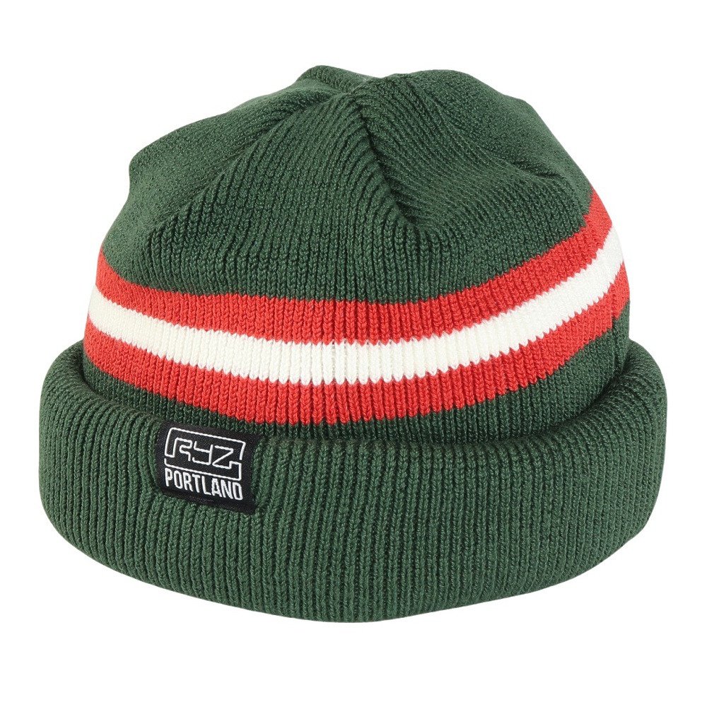 ライズ（RYZ）（メンズ）ニット帽 ライン ロール ニット ワッチ