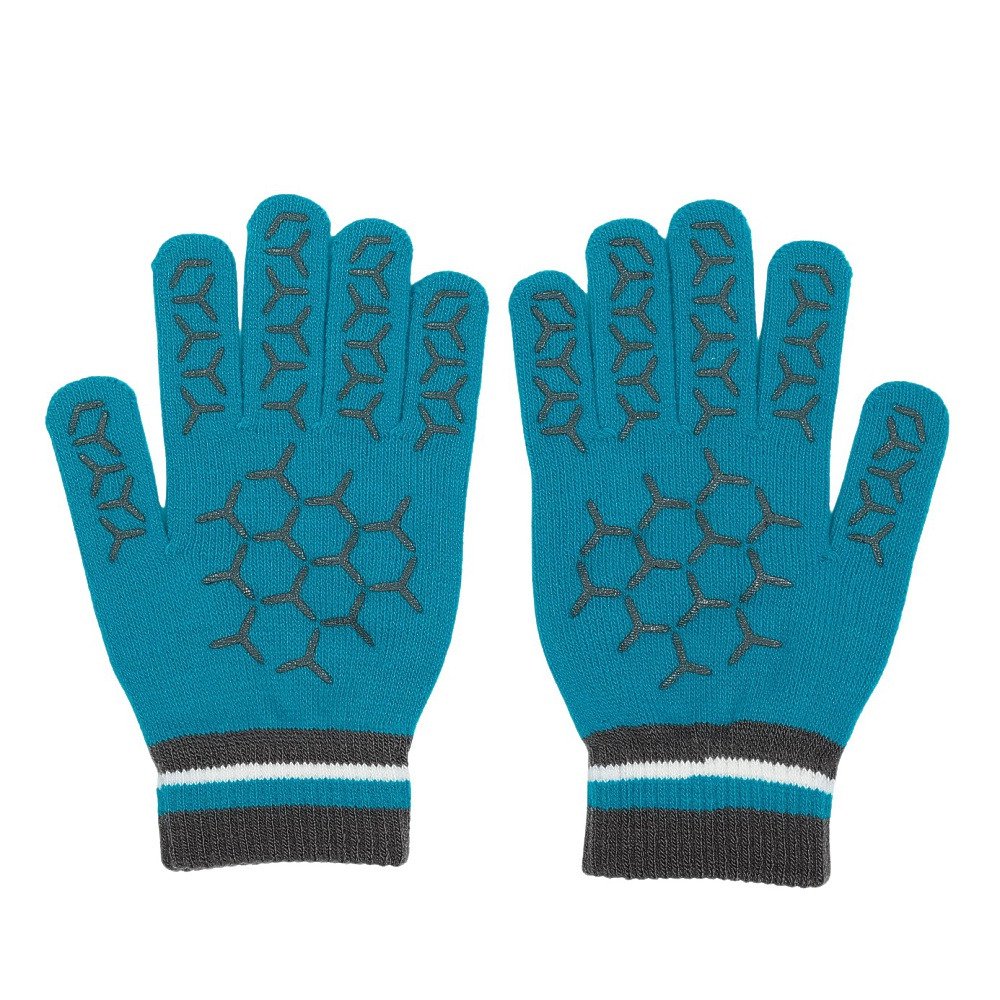 ミズノ（MIZUNO）（メンズ、レディース）手袋 ニット手袋 ターコイズ