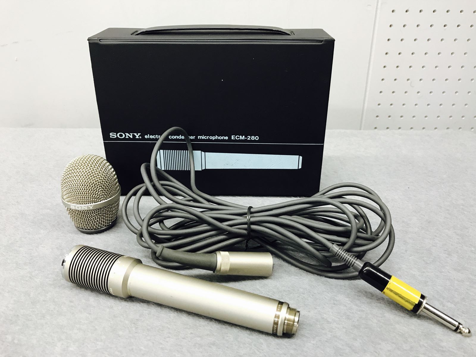 SONY ECM-280 コンデンサーマイク ケーブル付き | SwingAudio Shop
