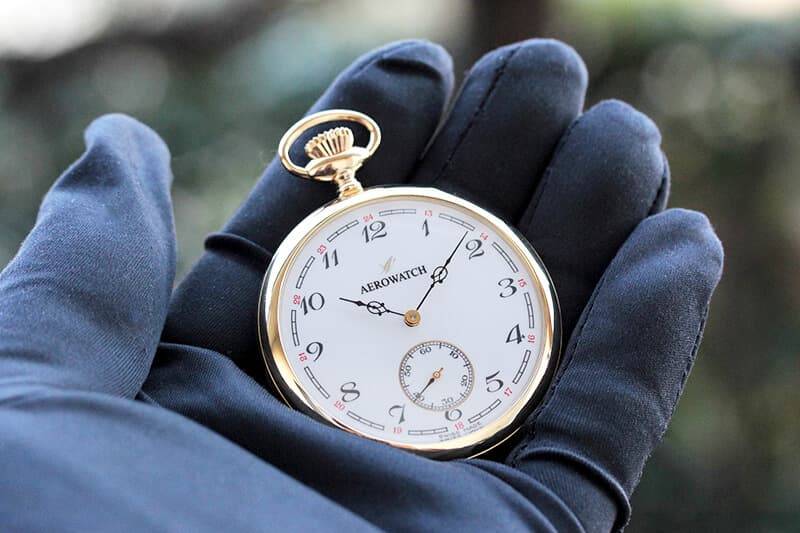 AERO(アエロ) 18K 金無垢 手巻き式 50741J802 懐中時計 – 正美堂時計店