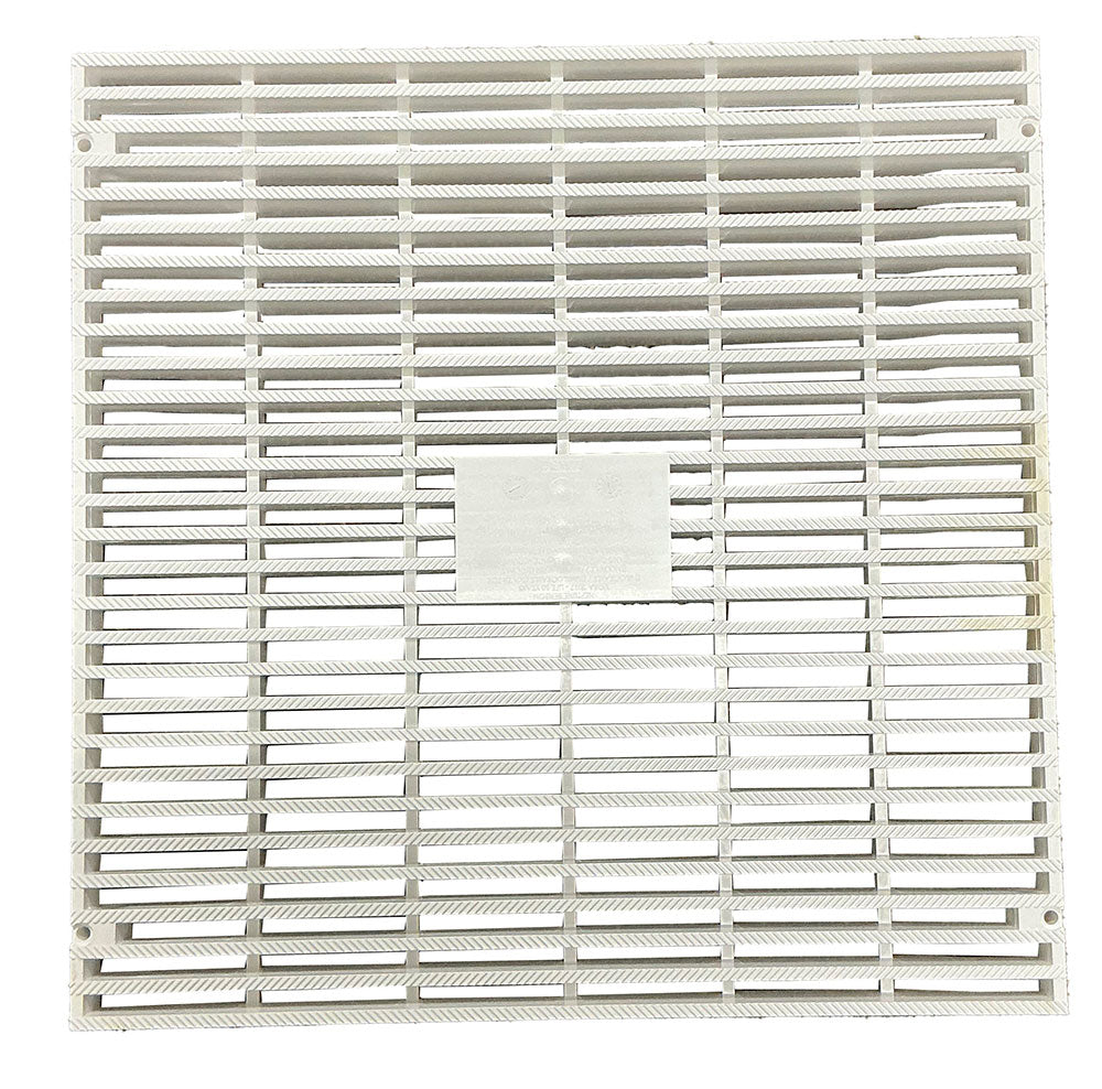 MLD-GO-1818-WT1 - 18 x18 Inch Molded Flat Main Drain Cover Only