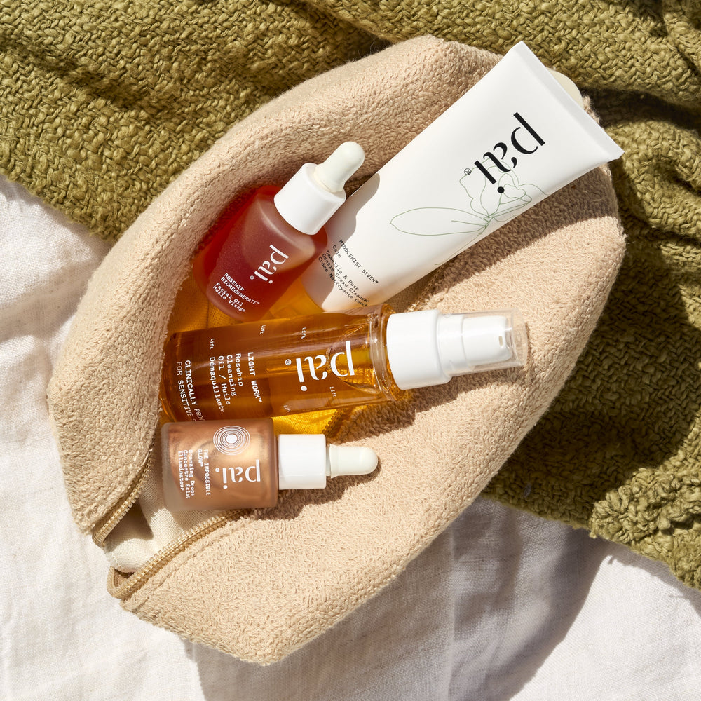 Middlemist Seven™ Mini | Cream Face Cleanser and Cloth | Pai