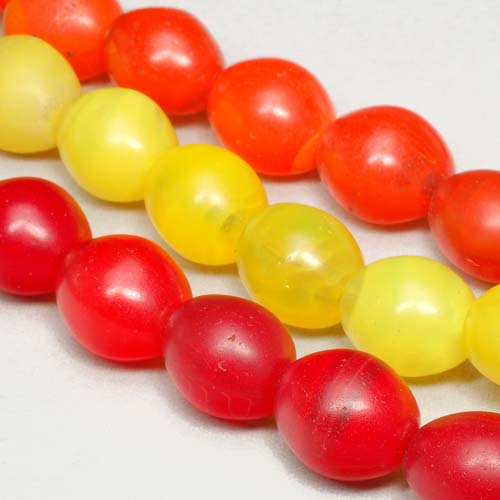 エチオピアンチェリーと呼ばれるとんぼ玉・トレードビーズ