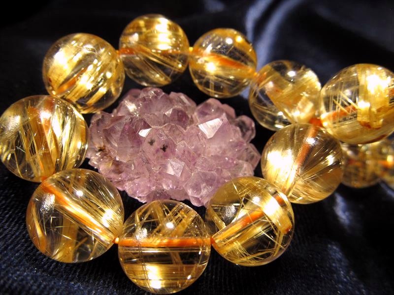 World Stone 高品質ルチルブレスレット商品コーナー