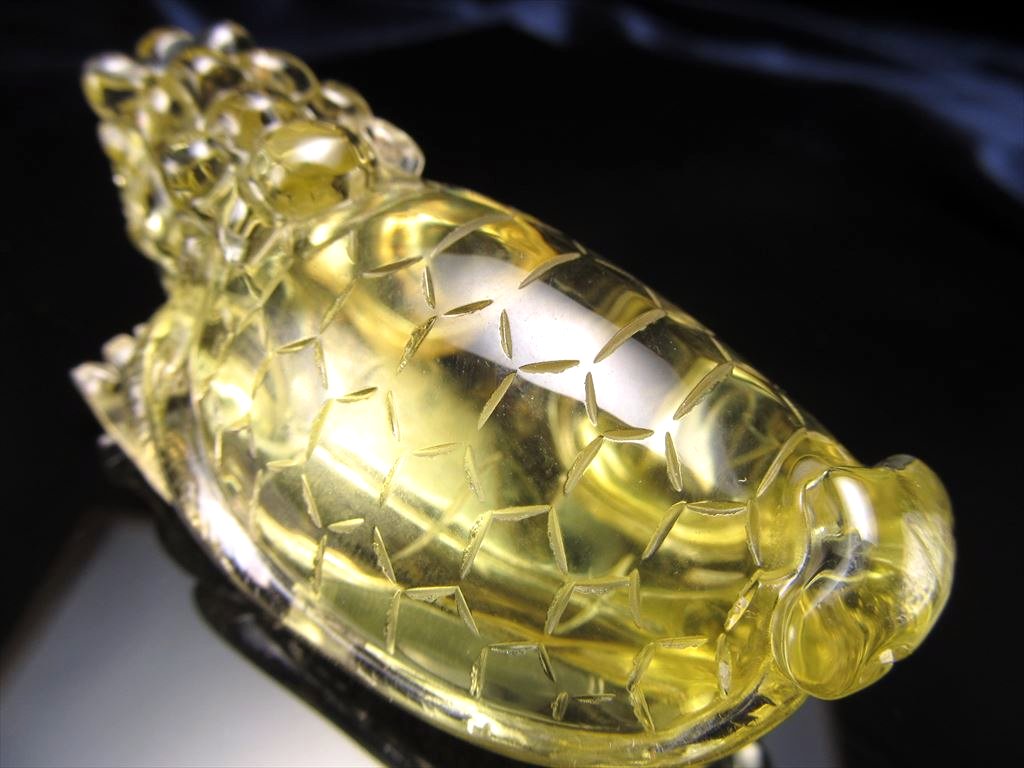 ☆限定☆財運を高める瑞獣☆極上透明シトリン使用☆幸運の石☆1点物