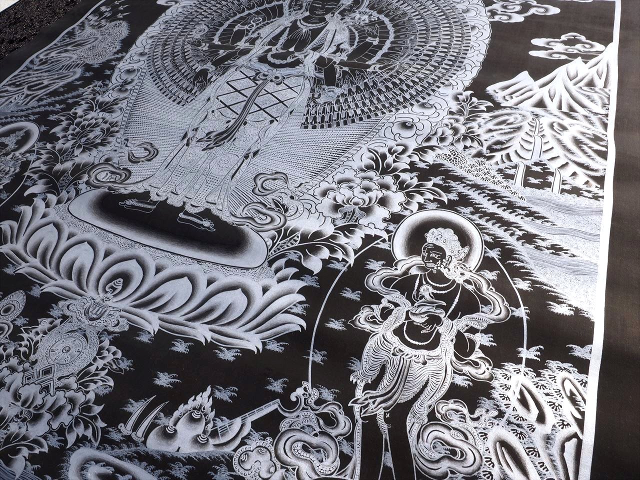 ◇貴重な本物・曼荼羅（マンダラ）◇手書きの精密画◇1点物◇チベット