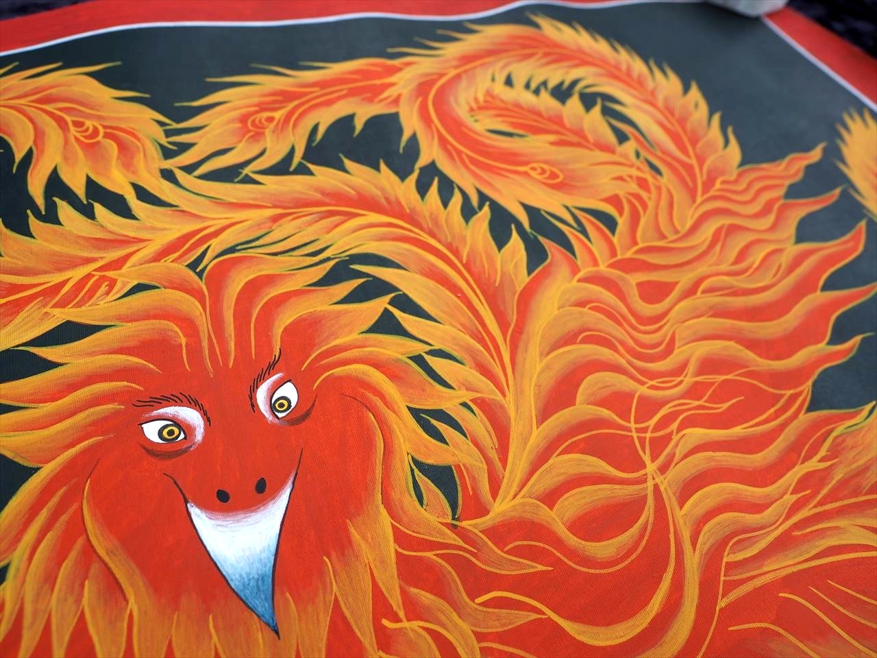 ◇世界に1点だけ！マンダラ絵画◇現地より直送！僧侶・タンカ絵師