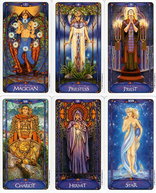 アールヌーヴォタロット（U.S.GAMES）』（専用日本語解説付き）【絶版