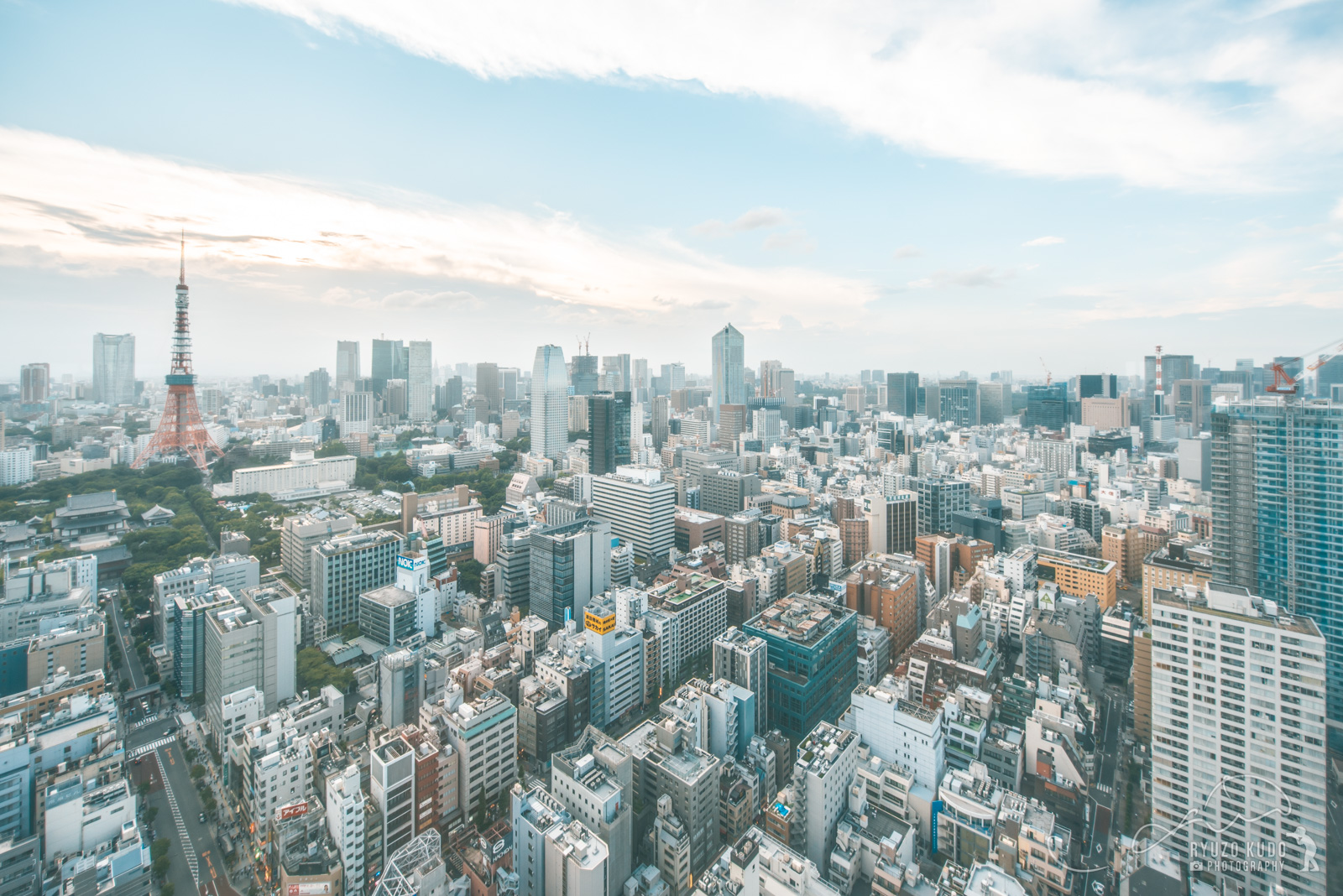 浜松町・世界貿易センタービルの展望室から東京タワーをのぞき見してき