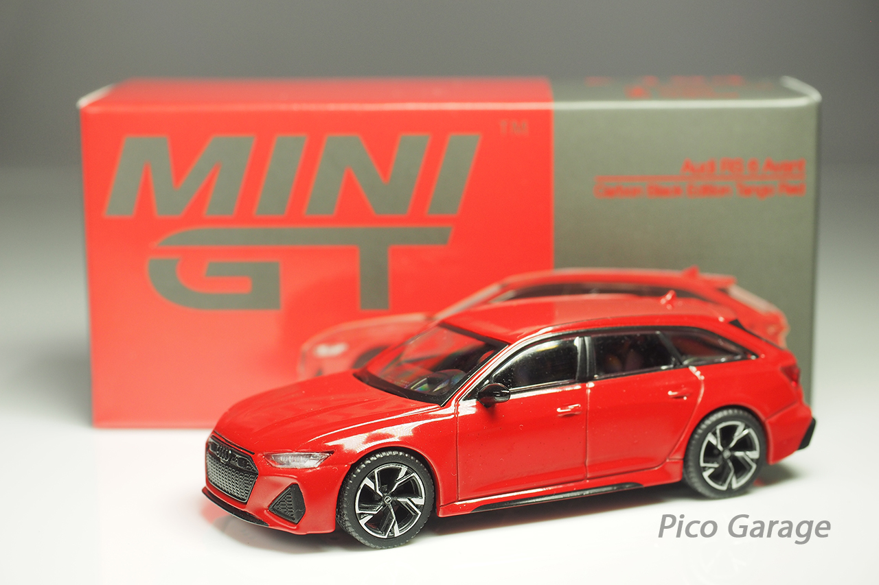 ◇【TSM】MINI GT 1/64 Audi RS6 アバント（C8）レッド