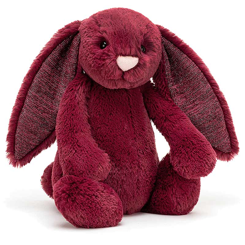 Jellycat Bashful Sparkly Cassis Bunny | plushpaws.co.uk