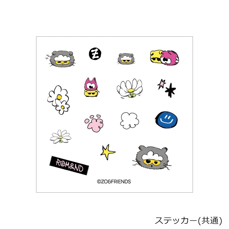 rom&nd ロムアンド x ZO&FRIENDS ザ ジューシーラスティング ティント