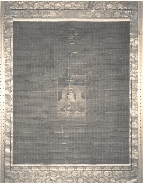 絹本著色千体仏画像・紙本墨画十六羅漢図 長谷川左近筆 | 石川県