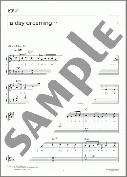 楽譜一覧】A DAY - ヤマハ「ぷりんと楽譜」