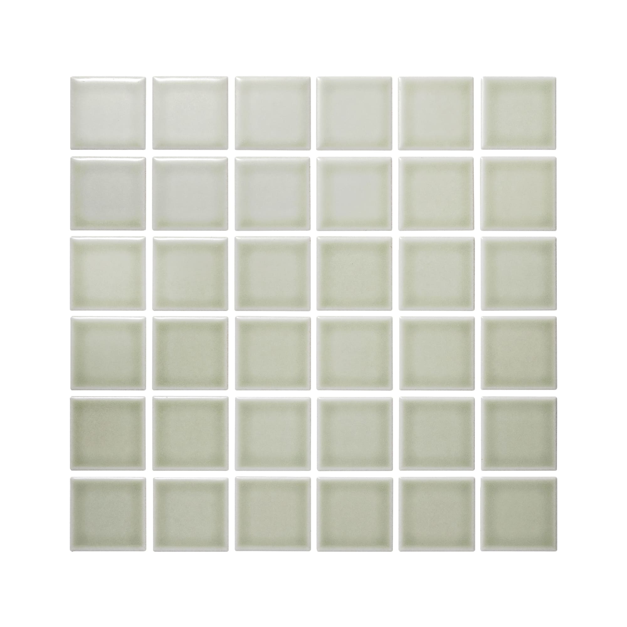 水彩タイル 50角 セラドン（シート） | WL-TL009-01E-G141 | モザイク
