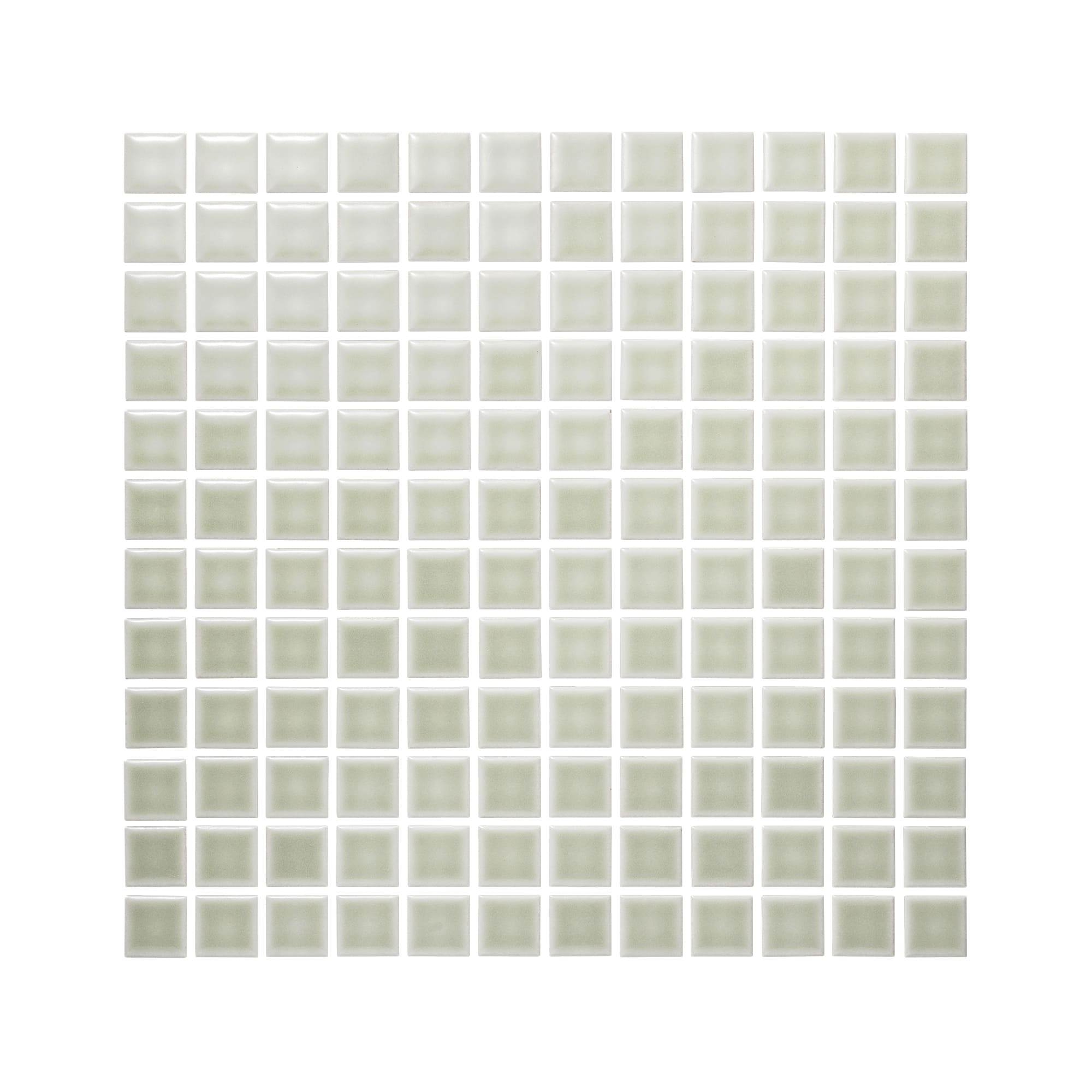 水彩タイル 25角 セラドン（シート） | WL-TL009-02E-G141 | モザイク