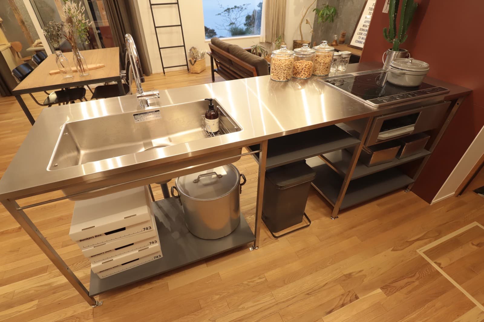 オーダーフレームキッチン 壁付け型 シンクL | KB-KC021-02-G183