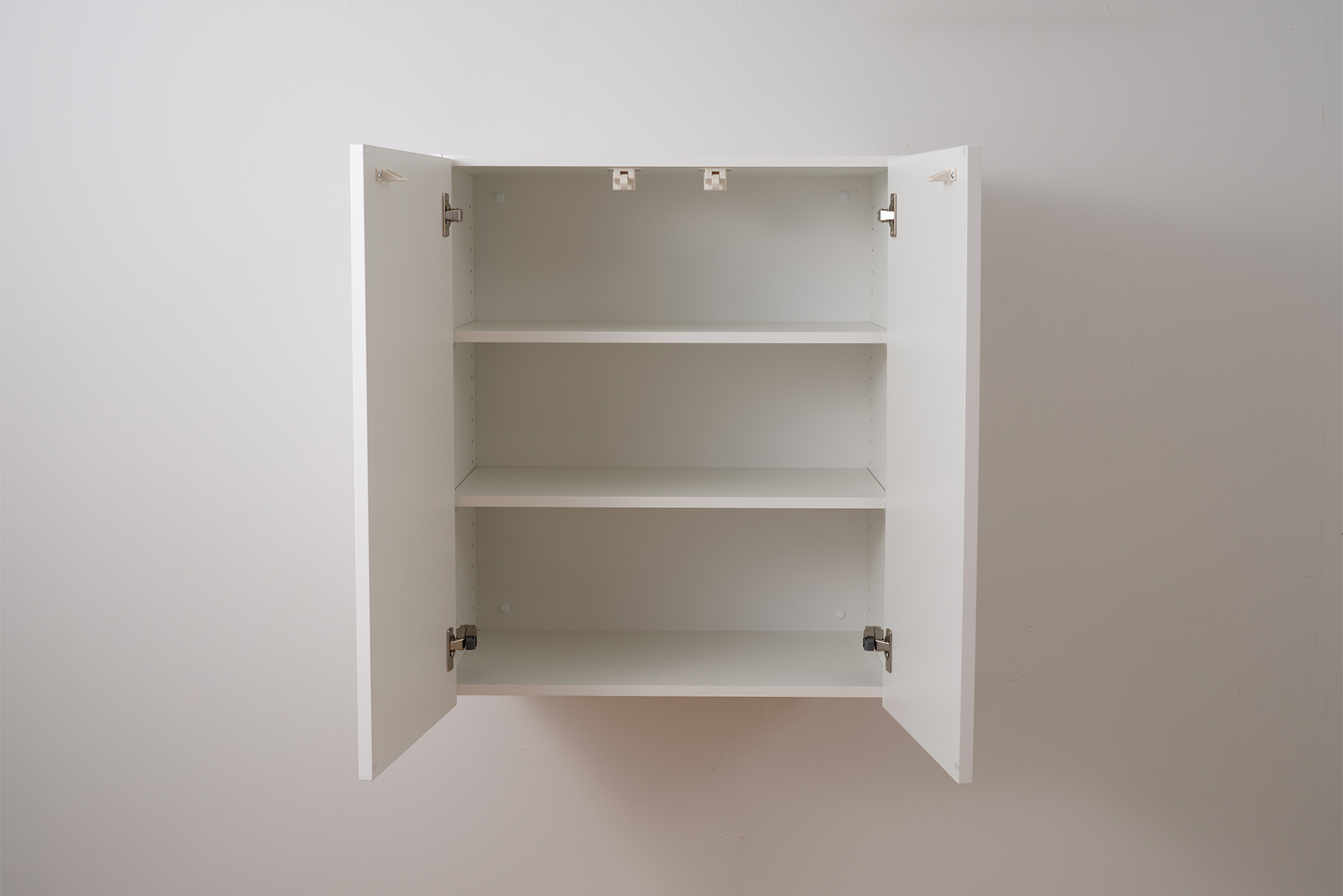 オーダー吊り戸棚 開き扉 ホワイト W460～909 | KB-KC024-02a-G183