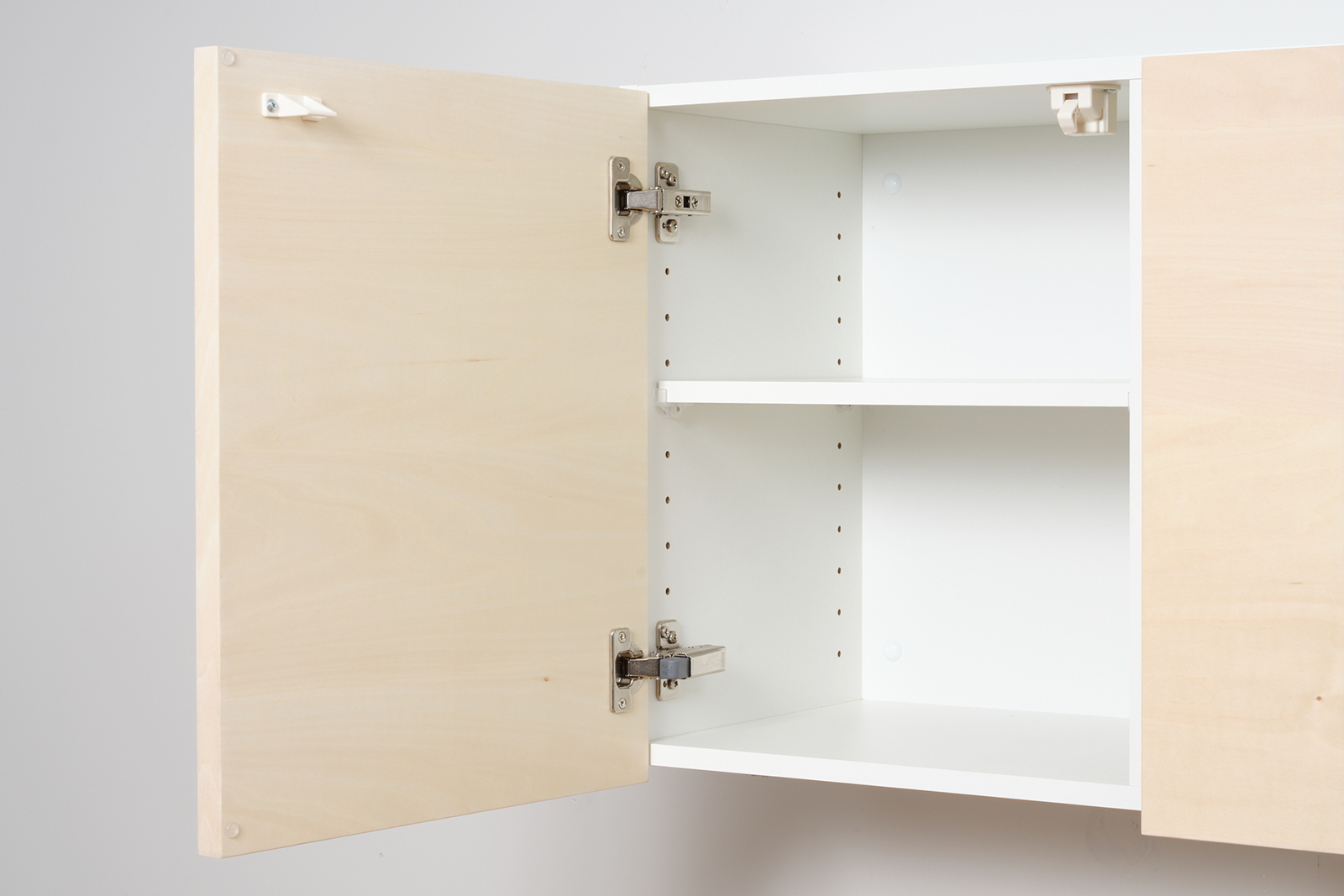 オーダー吊り戸棚 開き扉 シナ W910～1350 | KB-KC024-11a-G183