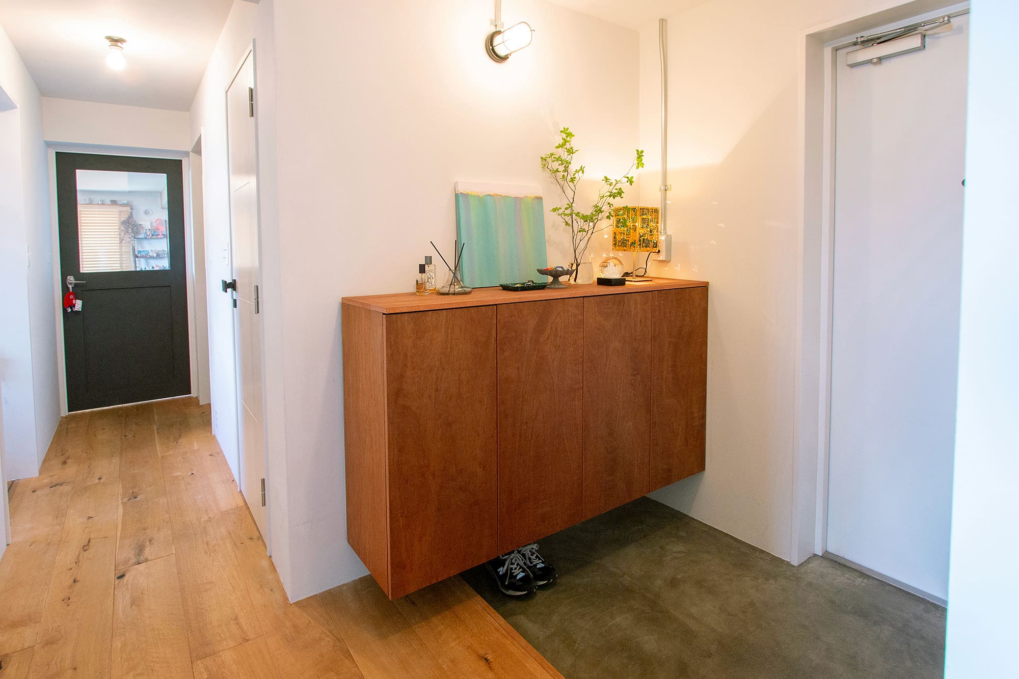 オーダー玄関収納 W460～900 ラワン | SF-FN017-11-G183 | 収納