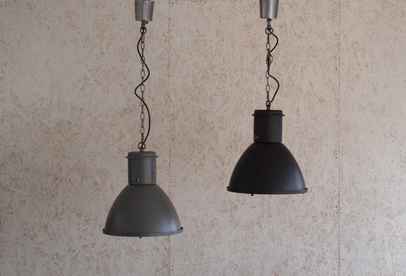 ファクトリーランプ 単色 ランプカバー付き サックスグレー | LT-PD013